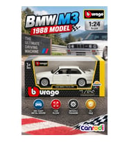 21100 Burago 1:24 BMW M3 1988 Model Araba