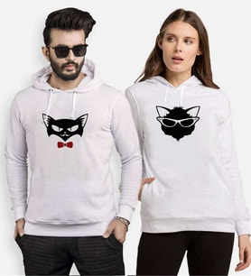 Tshirthane Cat Sevgili Kombinleri Kapüşonlu Kombini (Tek Ürün Fiyatıdır.)