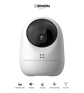 Xenon Smart Akıllı Wifi Kamera, Gece Görüşlü İç Mekan Kamerası PTZ Yön Kontrol, Hareket Ses Algılama