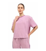 Lumberjack WL 11MERYBEL-TSH2 6FX Lila Kadın T-Shirt A102203357