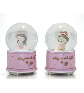 Kar Küresi Işıklı Müzikli 13 Cm No 2