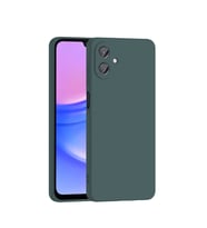 Galaxy A07 Kılıf Lansman Tasarım İç Yüzeyi Kadife Silikon (Koyu Yeşil)