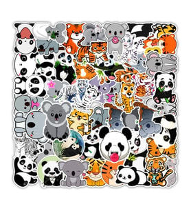 25'li Su Geçirmez Opak Sticker Seri : 20