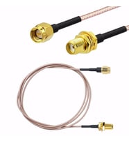 Rg316 100Cm Erkek Dişi Sma Kablo 1 Metre Rf Uzatma Kablosu 50 Ohm