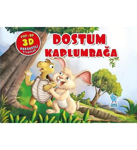 DOSTUM KAPLUMBAĞA HAREKETLİ KİTAP - MİNİK DAMLA (Karışık)