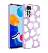 Xiaomi Redmi Note 11S Global Uyumlu Kılıf Kamera Korumalı Desenli Sert Silikon Zore Epoksi Kapak
