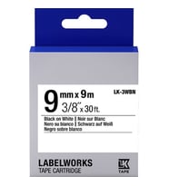 Tonersepeti Epson LK-3WBN Muadil Standart Etiket Kartuşu Siyah Beyaz 9 mm C53S653003