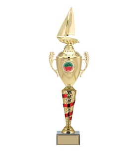 ODAK KUPA - Figürlü Kupalar - Yelken Figürlü Kupalar FG-082 B - 61 cm