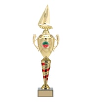 ODAK KUPA - Figürlü Kupalar - Yelken Figürlü Kupalar FG-082 B - 61 cm