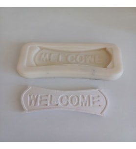 WELCOME YAZI KALIBI (Şeffaf)