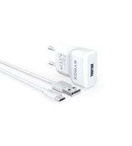 Syrox J14 1.0A 1mt USB-A - Micro USB 1xUSB-A Port Çıkışlı Şarj Cihazı - Beyaz