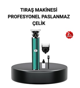 180 Dakika Kullanım Süreli Şarjlı Tıraş Makinesi - Hızlı Şarj, USB Girişli, Yüksek Kapasiteli