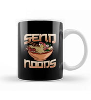 Send Noods Anime Gaming Pho Ramen Noodle Pun Kupa Bardak Porselen
