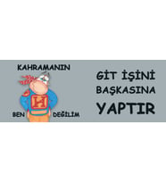 Git işini başkasına yaptır Kahramanın ben değilim  Hediye Kupa Love Bug-T