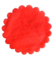 Organze taşsız 26 cm kırmızı p100-
