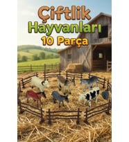 Çiftlik Hayvanları Seti 10 Parça - Eğitici Oyuncak Hayvan Figürleri