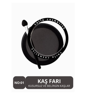 Kaş Farı - Eyebrow Shadow Siyah - No: 01