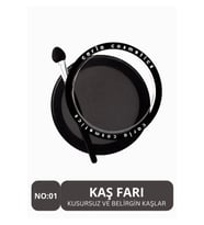 Kaş Farı - Eyebrow Shadow Siyah - No: 01
