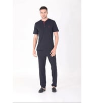 LYYN D's Damat 224016 4'lü Pijama Takımı (Lacivert)