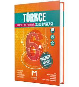 6. Sınıf Türkçe Soru Bankası Mozaik Yayınları