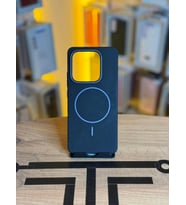 Redmi Note 14 Uyumlu MagSafe Özellikli Premium Deri Görünümlü Kılıf (Siyah)