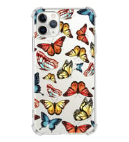 PrintiFy Apple iPhone 11 Pro Max Uyumlu Water Color 2 Baskılı Şeffaf Köşe Korumalı Antişok Kılıf