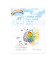 Rovi Creative Kağıt Etiket - Mat - 20 yp - A4 (Beyaz)