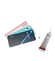 İNFİNİX HOT 20 Arka Batarya Pil Kapağı MAVİ (B7000 15 ML Yapıştırıcı)