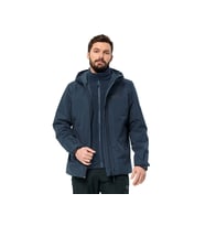 Jack Wolfskin Taubenberg 3In1 Jkt M Erkek Outdoor Montu 1115311-1010 Lacivert