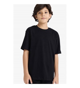 Defacto Regular Fıt Siyah Erkek Çocuk T-Shirt K1687A6/BK81