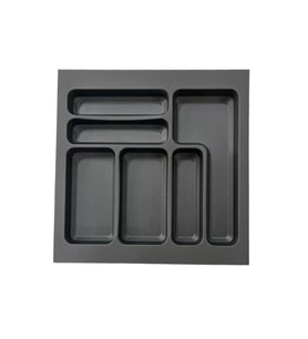 Baroness BS27002 Çekmece İçi Kaşıklık 47x49cm 6 Bölmeli (Antrasit)