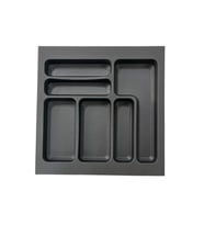 Baroness BS27002 Çekmece İçi Kaşıklık 47x49cm 6 Bölmeli (Antrasit)