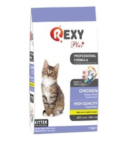 Rexy Plus Yavru Kedi Kuru Maması Tavuk Etli 1 Kg
