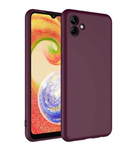 Coverzone Samsung Galaxy A04 ?le Uyumlu K?l?f Z-Mara Lansman Vieri Tam Koruma Arka Kapak Kamera Koruma �?k?nt?l? P�r�zs�z Y�zey Mor