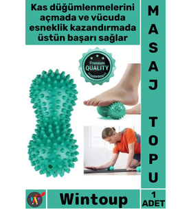 #Masaj Profesyonel Fıstık Şekilli Kas Gevşetici Kan Dolaşımı Artırıcı Hedef Nokta Terapi Masaj Topu