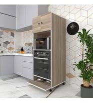 Kenzlife fırın dolabı halide crd 162*60*56 mutfak kapaklı ayaklı banyo kiler ofis