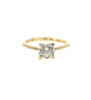 Cigold Tektaş Yüzük 14 Ayar Altın 1.70 Gr OA-C11901029197 (SARI-TABA)