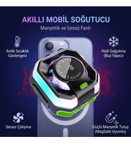 Samsung Galaxy A53 Uyumlu Buz Soğutucu Fan Telefon Tablet Yeni Nesil Hızlı Soğutma
