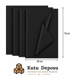 50x70 cm Siyah Pelur Kağıt (1KG)
