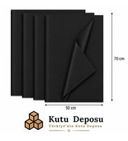 50x70 cm Siyah Pelur Kağıt (1KG)