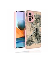 Xiaomi Redmi Note 10 Pro Uyumlu Kılıf Desenli Kamera Korumalı Parlak Zore Nora Kapak
