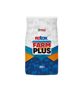 Retox Farmplus Vitamin-Mineral-Toksin Madde Yem Katkı 25 Kg