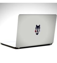 Kurt ve Gül Minimal Laptop Sticker 10 İnch (25X19CM)