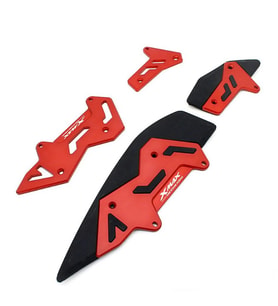 Xmax Techmax 250/300 2018-2025 Paspas Basamak Koruma Demir Seti Kırmızı Renk