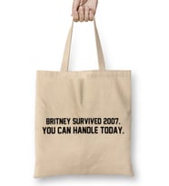 Britney Survived 2007 Bez Çanta Uzun Saplı