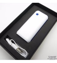 WG-55 Lacivert Kişiye Özel Powerbank 5200mAh/3.7V Fenerli Lithium Ion  İsme Özel Powerbank  Hediyelik Teknoloji Ürünü