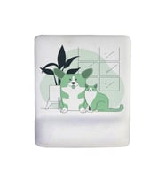 Cat Dog Bilek Destekli Mouse Pad