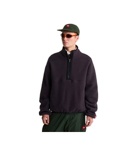 The North Face M TNF RED BOX 1/2 ZIP FLEECE Unisex Outdoor Çeyrek Fermuarlı Polar Sweatshirts NF0A8EGC0SA1 Gri