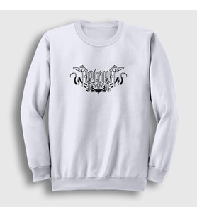 Presmono Unisex Beyaz Logo Arkona Sweatshirt 381922tt (Beyaz)