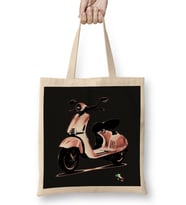 Vespa Girl Bez Çanta Uzun Saplı